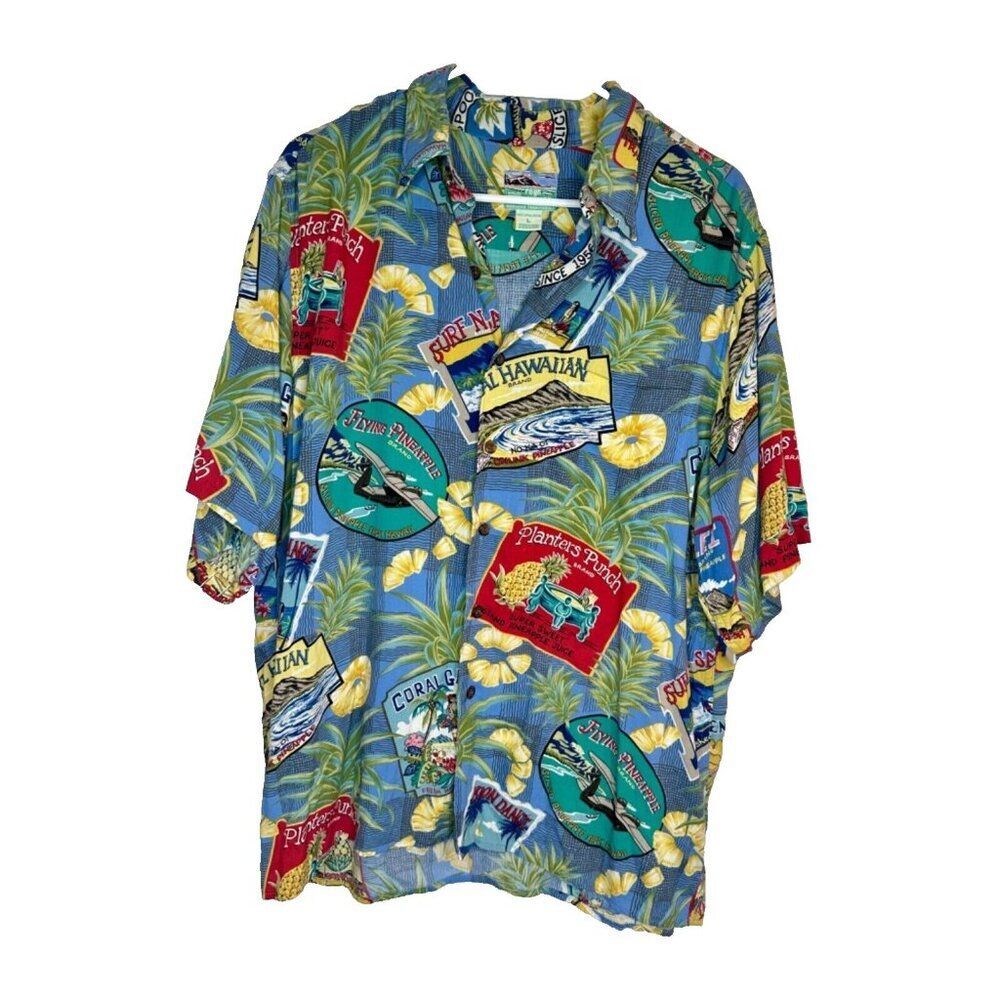 VTG Reyn Spooner Hawaiian Shirt Men's LG